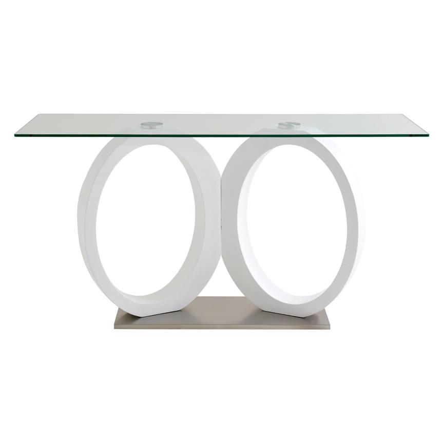 Stop 36 White Console Table  alternate image, 2 of 4 images.
