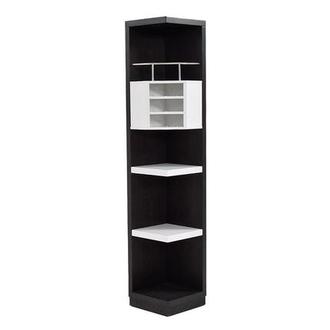 Nostran Dark Oak Corner Bar El Dorado Furniture