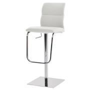 Colette White Adjustable Stool  main image, 1 of 6 images.