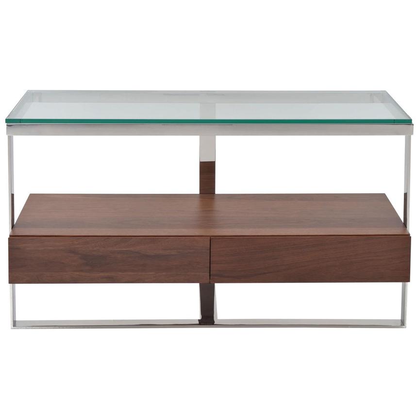 Calypso Walnut Console Table El Dorado Furniture