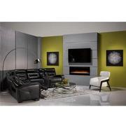 Concord Wall-Hanging Electric Fireplace w/Remote Control  alternate image, 2 of 10 images.