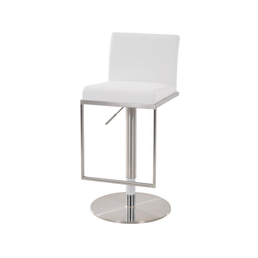 Brisa White Adjustable Stool  alternate image, 2 of 7 images.