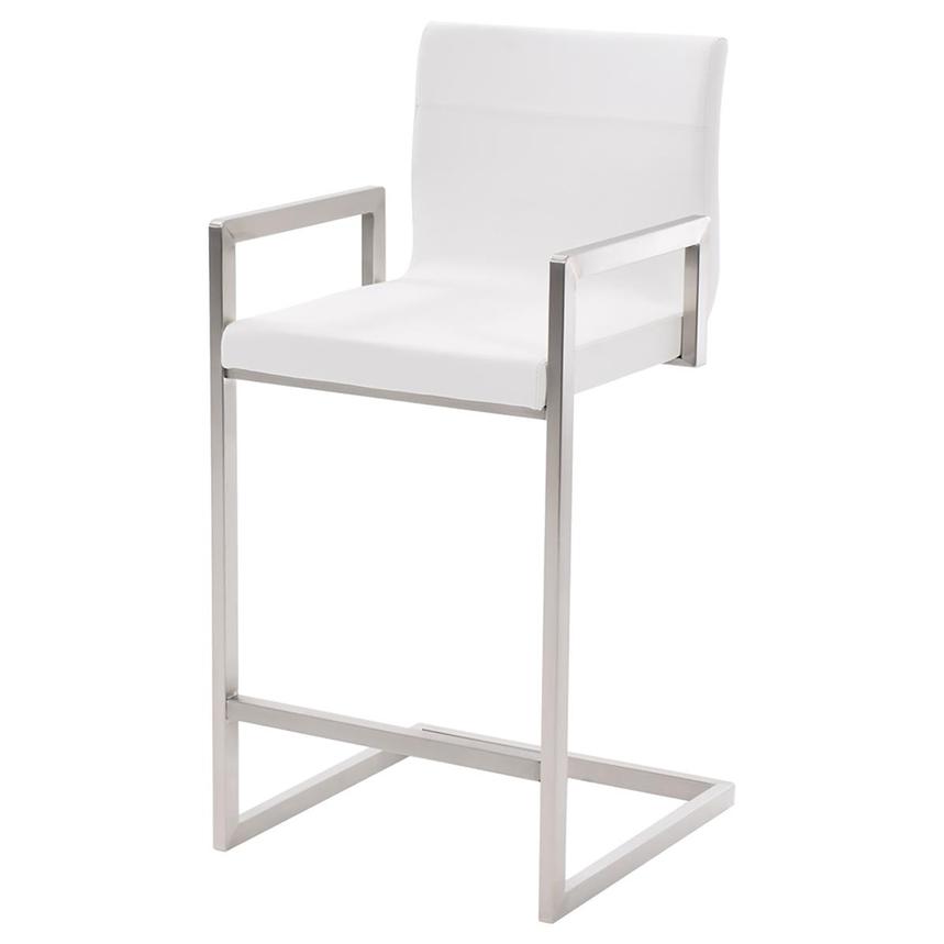 Carlyn White Counter Stool