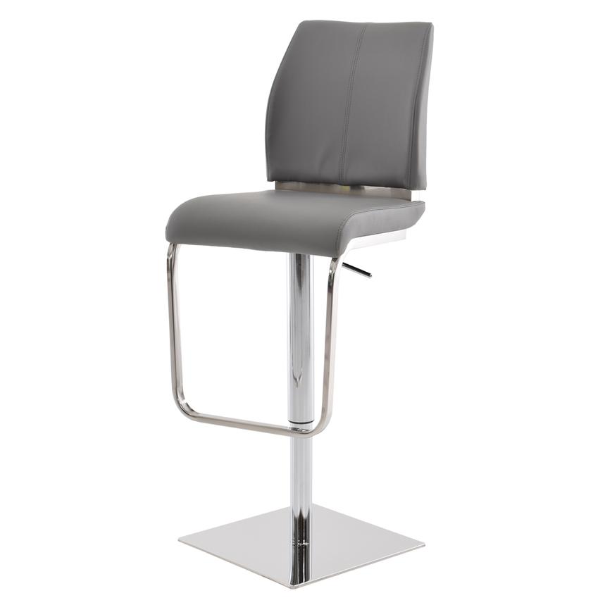 Maday Gray Adjustable Stool El Dorado Furniture