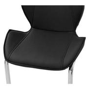 Latika Black Bar Stool  alternate image, 4 of 6 images.
