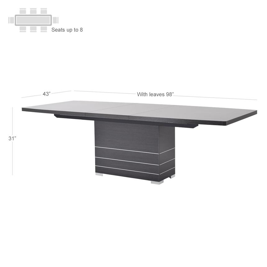 Valery 77" 5-Piece Dining Set  alternate image, 4 of 13 images.