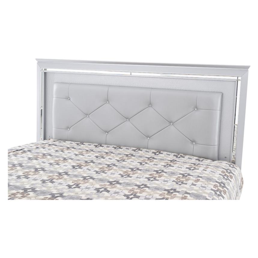 Isabel Gray Queen Panel Bed  alternate image, 8 of 10 images.