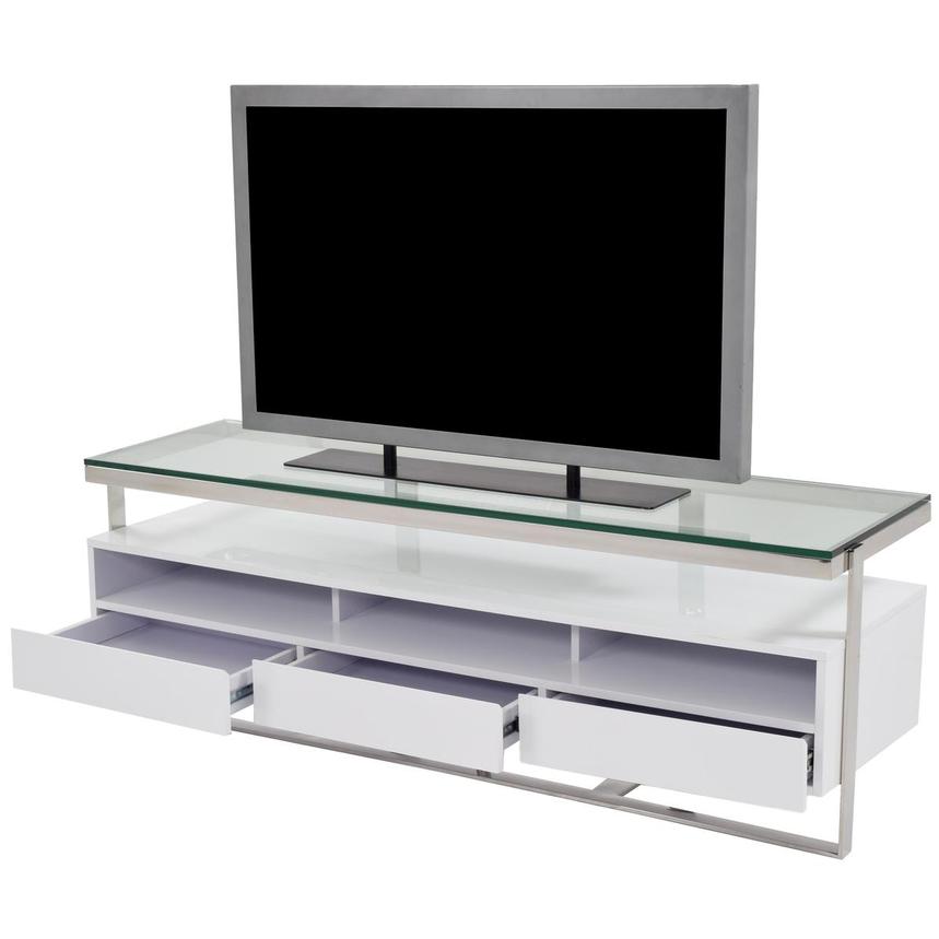 Calypso White TV Stand  alternate image, 3 of 6 images.