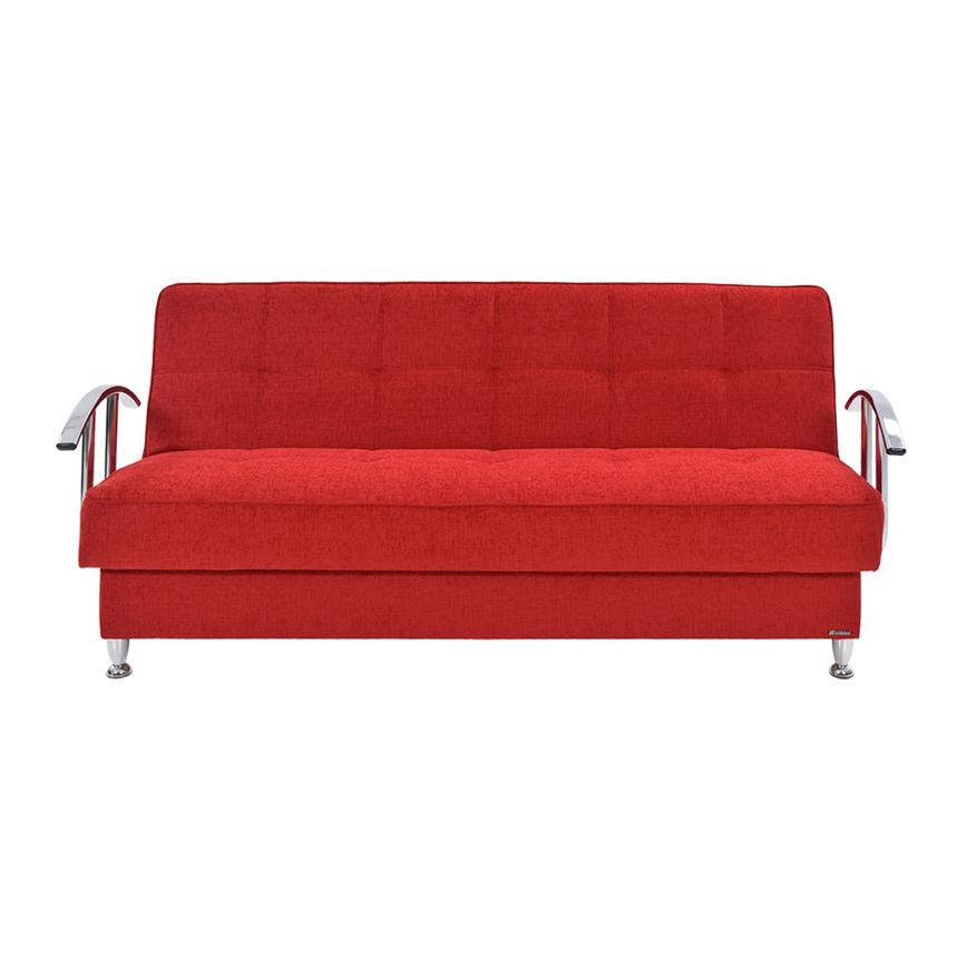 Betsy Red Futon w/Storage El Dorado Furniture
