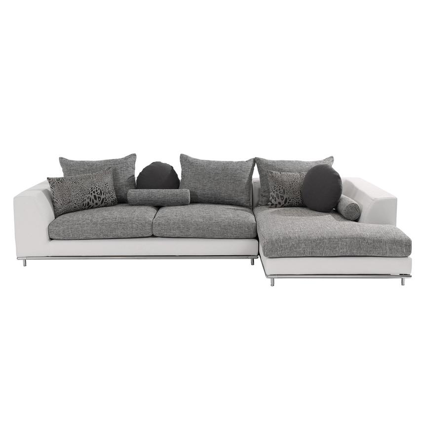 Hanna 2-Piece Sectional Sofa w/Right Chaise alternate image, 3 of 8 images.