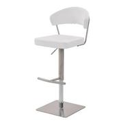 Bold White Adjustable Stool  main image, 1 of 8 images.