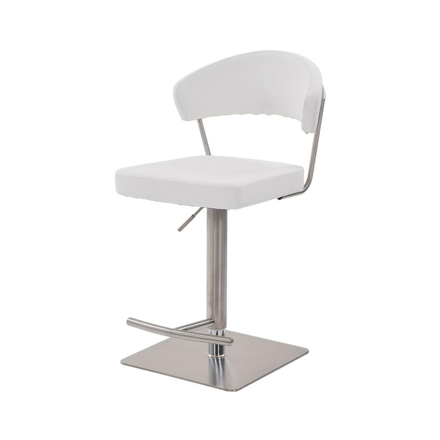 Bold White Adjustable Stool  alternate image, 2 of 8 images.