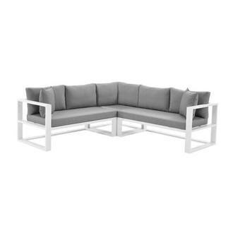 Mykonos Gray Sectional Sofa