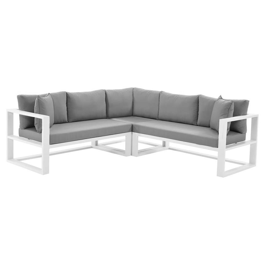 Mykonos Gray Sectional Sofa main image, 1 of 5 images.