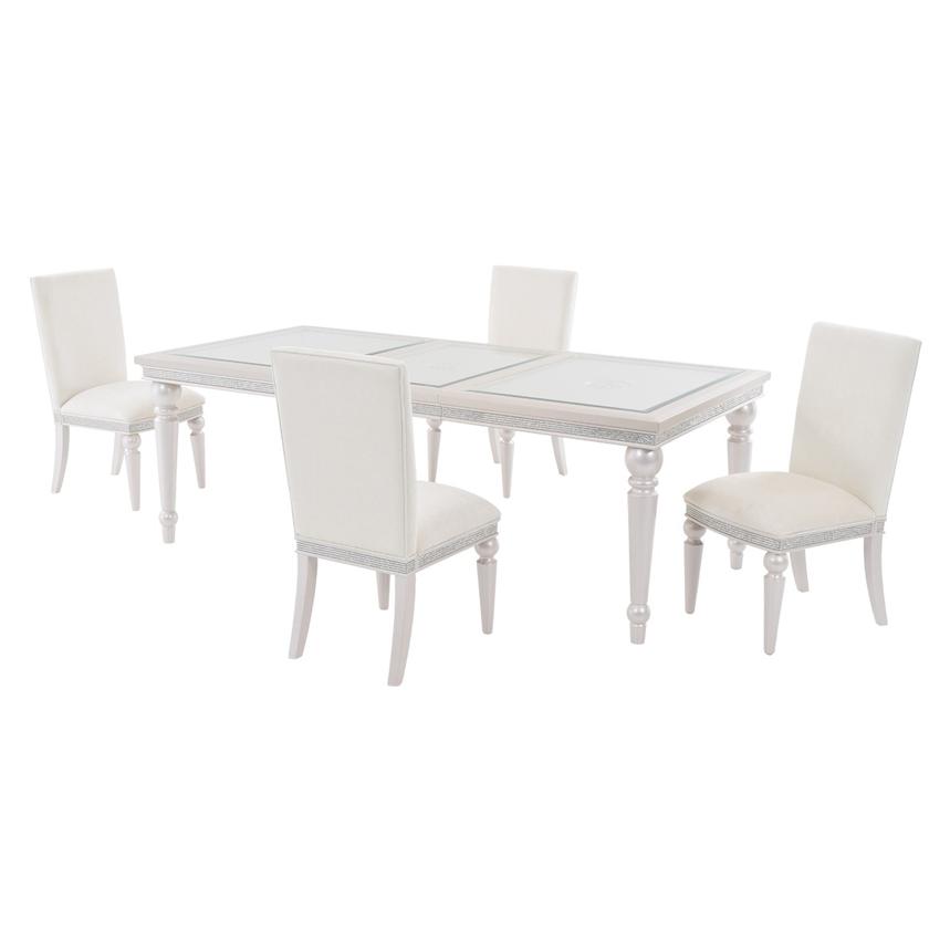 Glimmering Heights 5 Piece Dining Set, Eldorado Dining Room Tables And Chairs