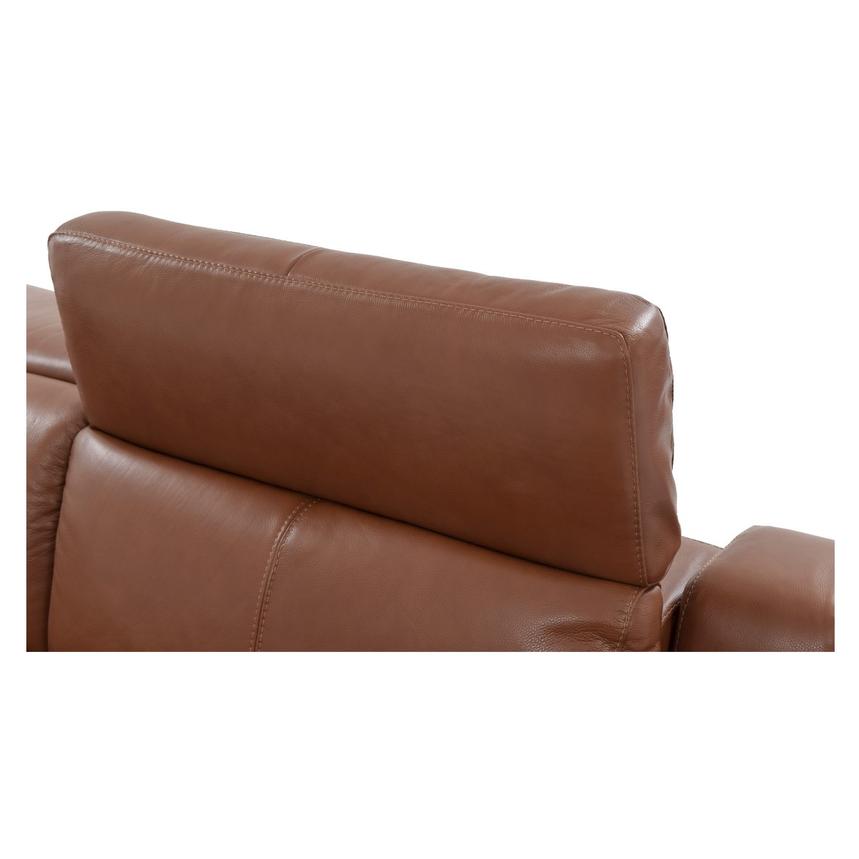 Gian Marco Tan Leather Power Reclining Loveseat  alternate image, 6 of 9 images.