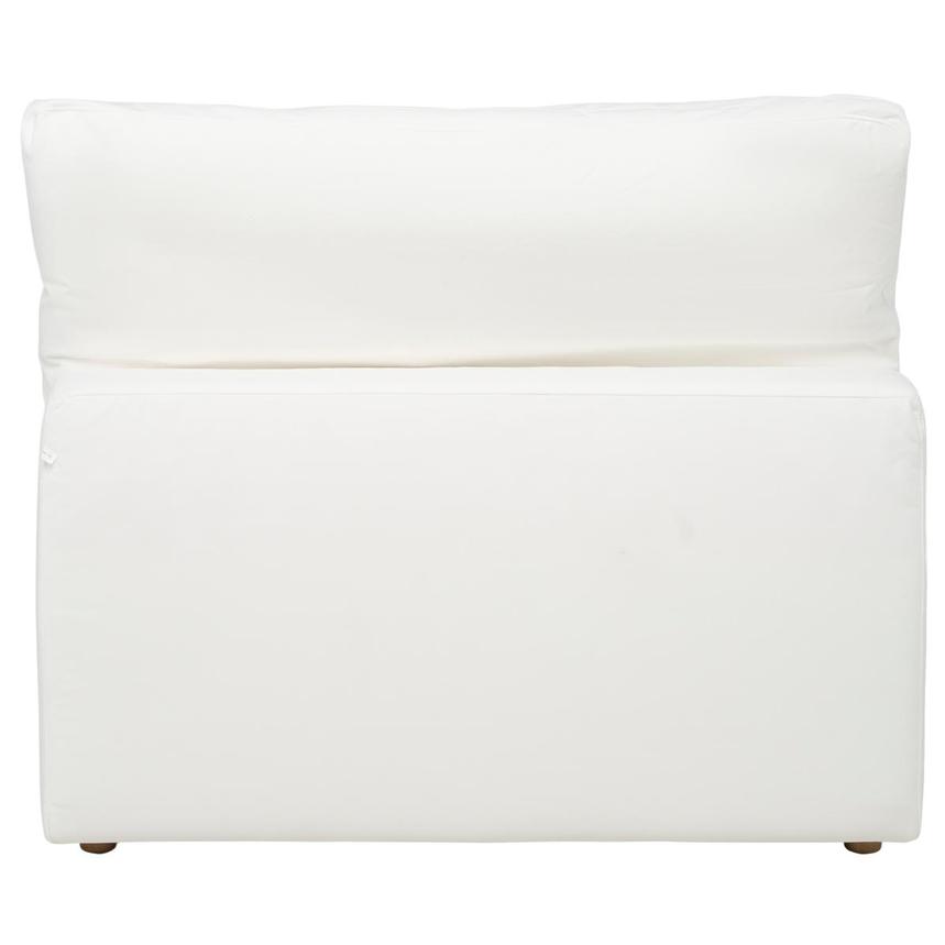 Nube White Armless Chair alternate image, 5 of 5 images.