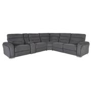 Kim Gray Power Reclining Sectional with 6PCS/3PWR  main image, 1 of 7 images.