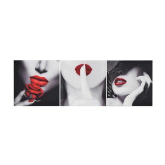 Rouge I Set of 3 Acrylic Wall Art