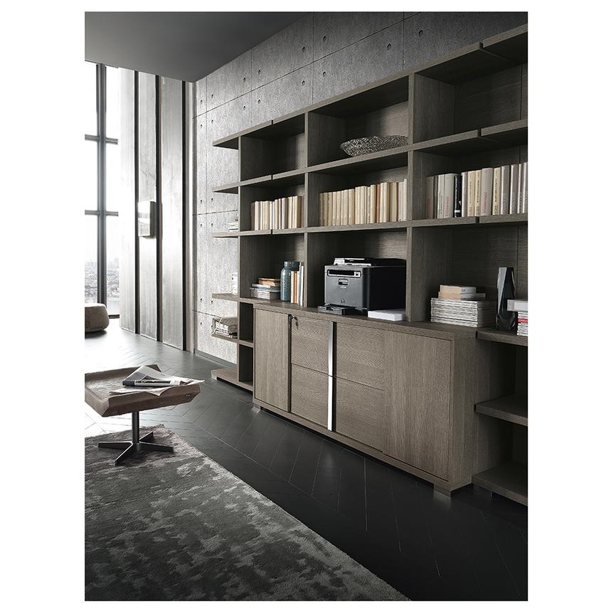 Tivo Gray Credenza w/Hutch  alternate image, 2 of 11 images.