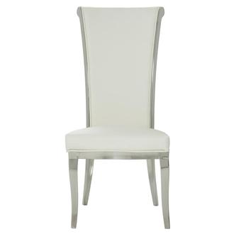 Joy White Side Chair