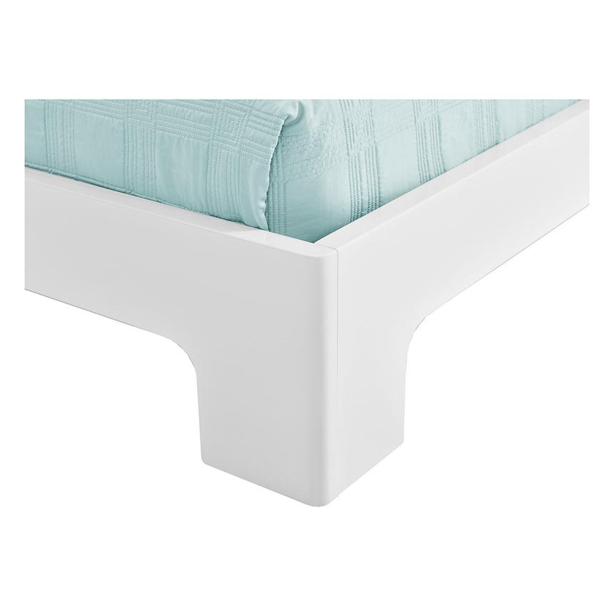 Brighton White Twin Platform Bed | El Dorado Furniture