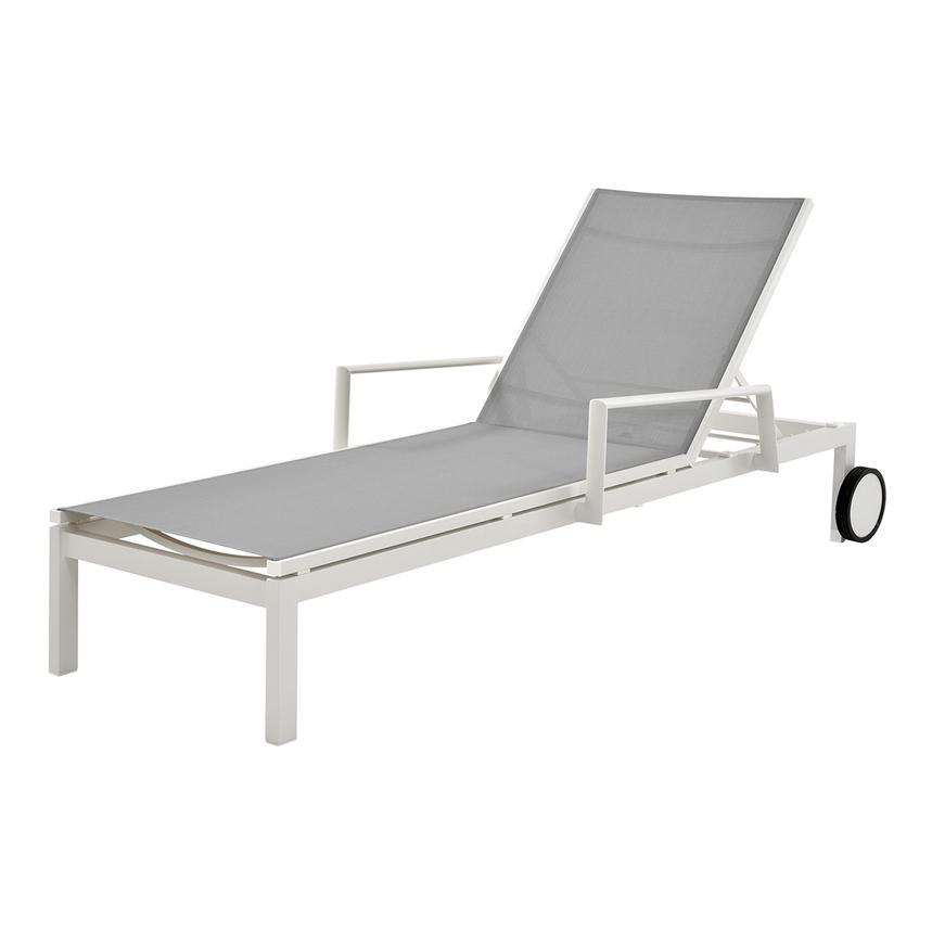 Mykonos Gray Chaise Lounge main image, 1 of 8 images.