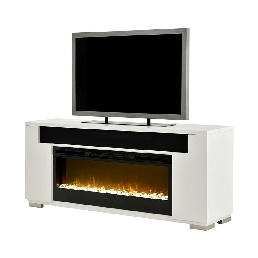 Mile White Electric Fireplace  main image, 1 of 14 images.