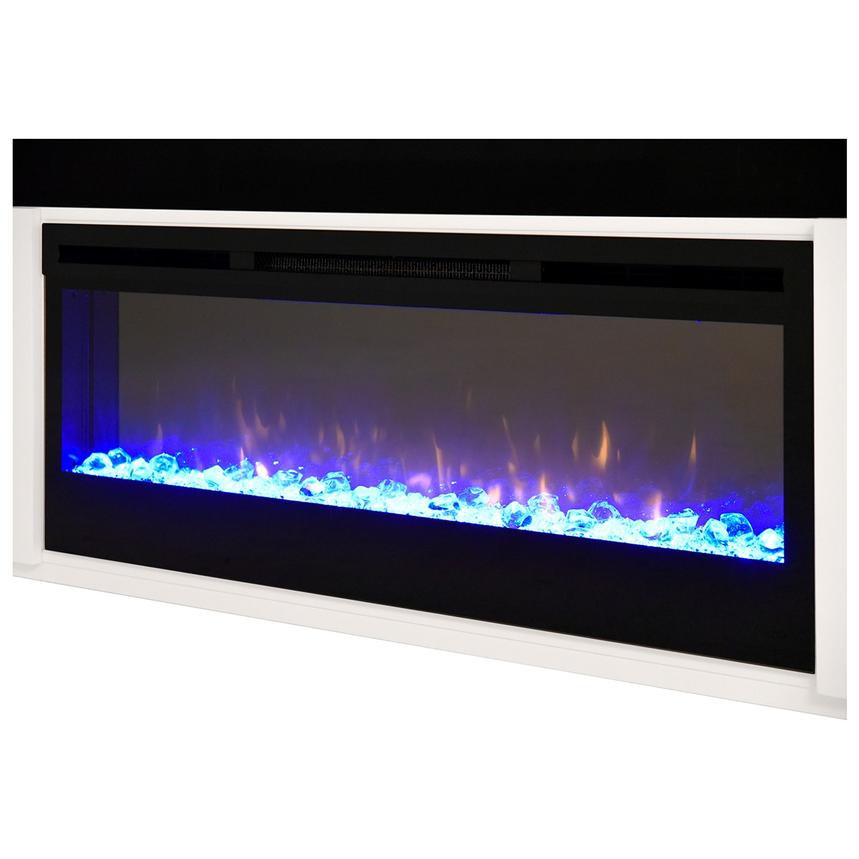 Mile White Electric Fireplace  alternate image, 11 of 12 images.