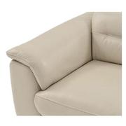 Anabel Cream Leather Power Reclining Loveseat  alternate image, 7 of 15 images.