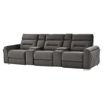 Kim Gray Home Theater Seating with 5PCS/2PWR