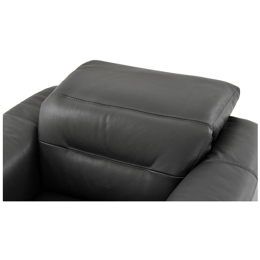 Anabel Gray Leather Power Recliner  alternate image, 7 of 13 images.