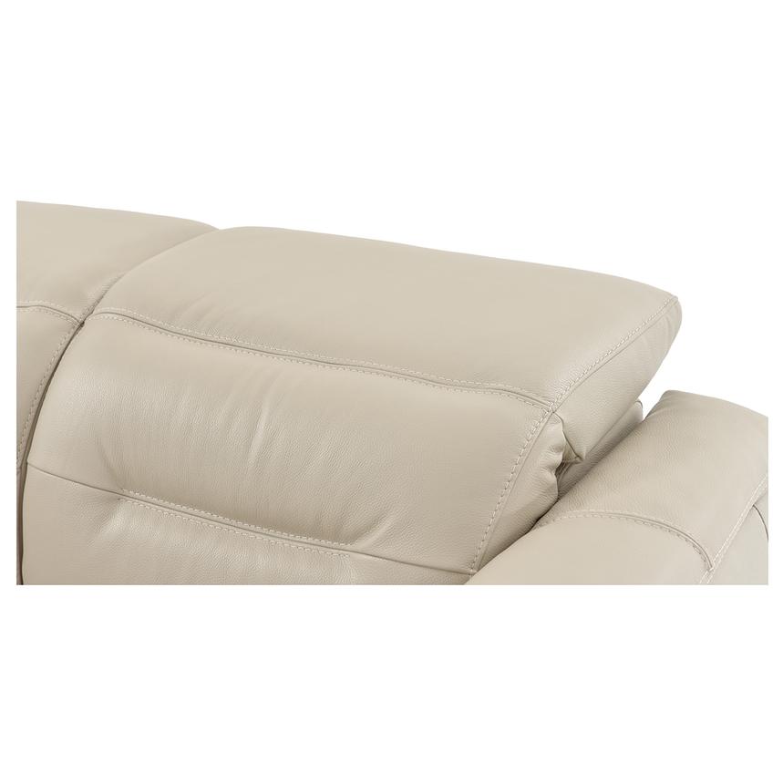 Anabel Cream Leather Power Reclining Sofa  alternate image, 8 of 13 images.