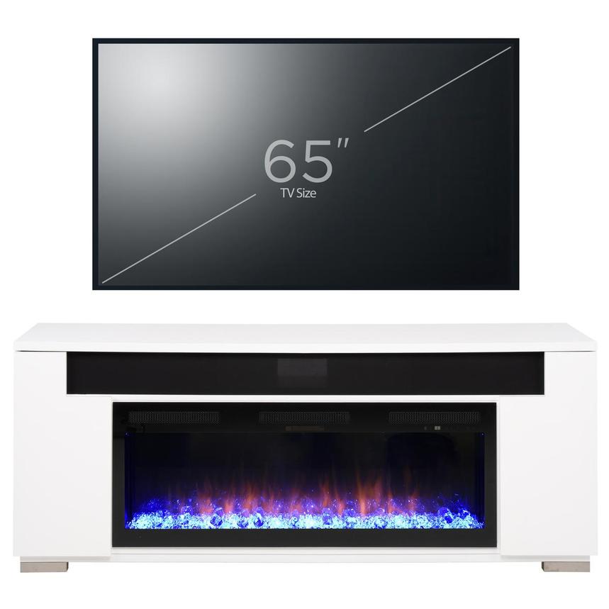 Mile White Electric Fireplace main image, 1 of 12 images.