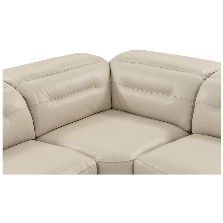 Anabel Cream Leather Power Reclining Sectional with 5PCS/3PWR  alternate image, 7 of 15 images.