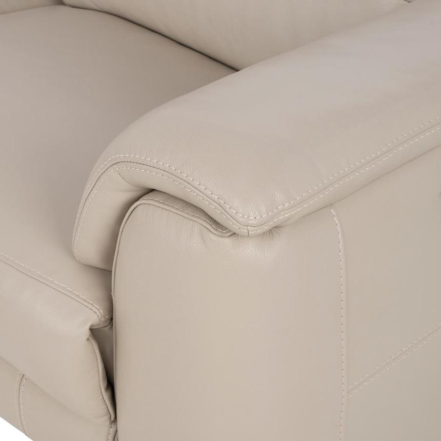 Anabel Cream Leather Power Reclining Sectional with 5PCS/3PWR  alternate image, 8 of 10 images.