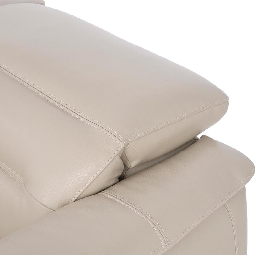Anabel Cream Leather Power Reclining Sectional with 6PCS/3PWR  alternate image, 8 of 12 images.