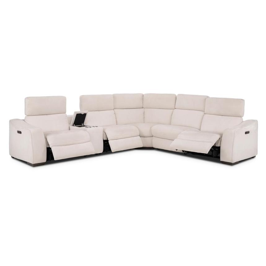 Jameson Cream Power Reclining Sectional with 6PCS/3PWR  alternate image, 2 of 10 images.