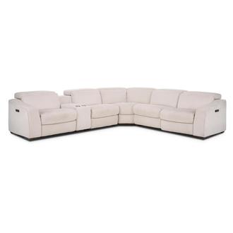Jameson Cream Power Reclining Sectional with 6PCS/3PWR