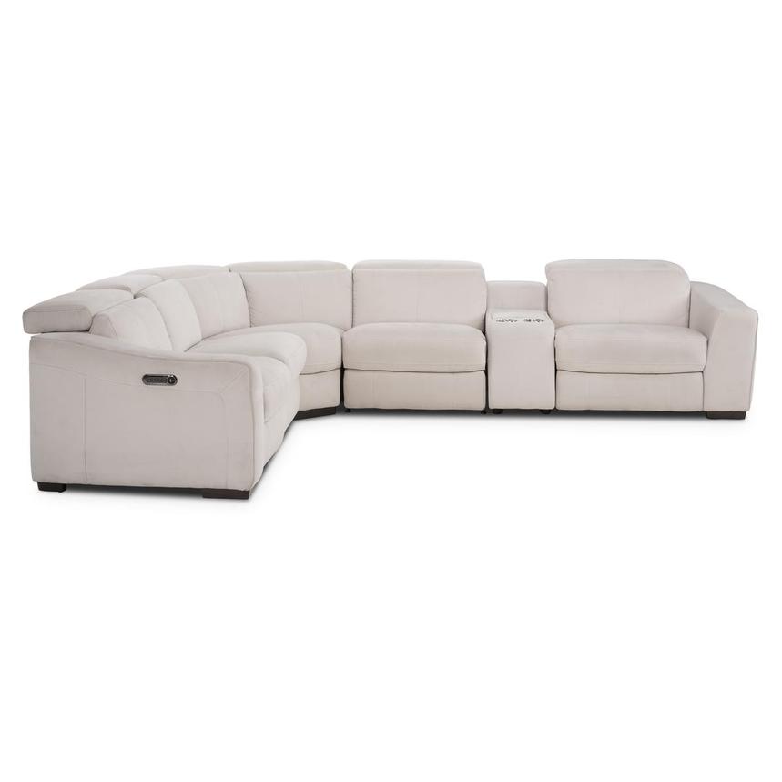 Jameson Cream Power Reclining Sectional with 6PCS/3PWR alternate image, 3 of 10 images.