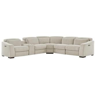 Jameson Cream Power Reclining Sectional with 6PCS/3PWR