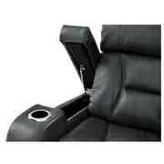 Gio Gray Leather Power Recliner  alternate image, 7 of 14 images.