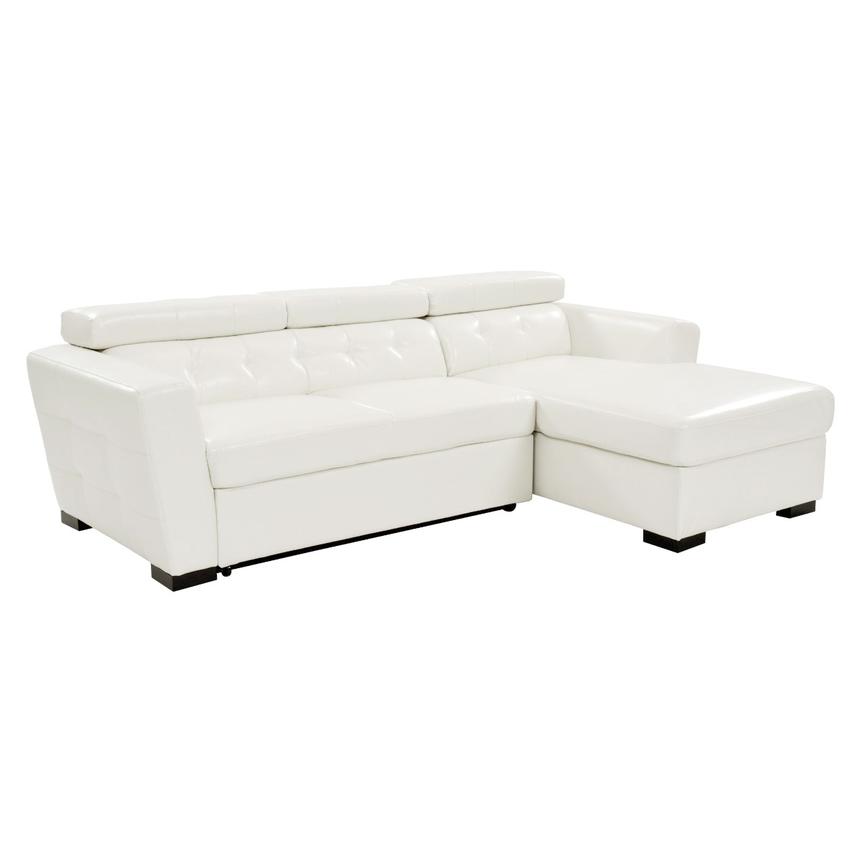 Reeve White Sleeper W Right Chaise El