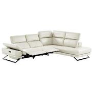 Toronto White Leather Power Reclining Sofa w/Right Chaise  alternate image, 2 of 11 images.
