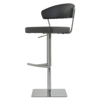 Bold Gray Adjustable Stool