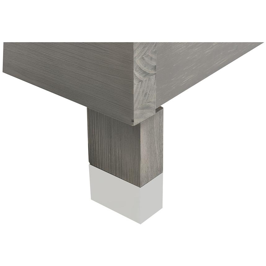 Venezia Gray Full Platform Bed  alternate image, 5 of 5 images.