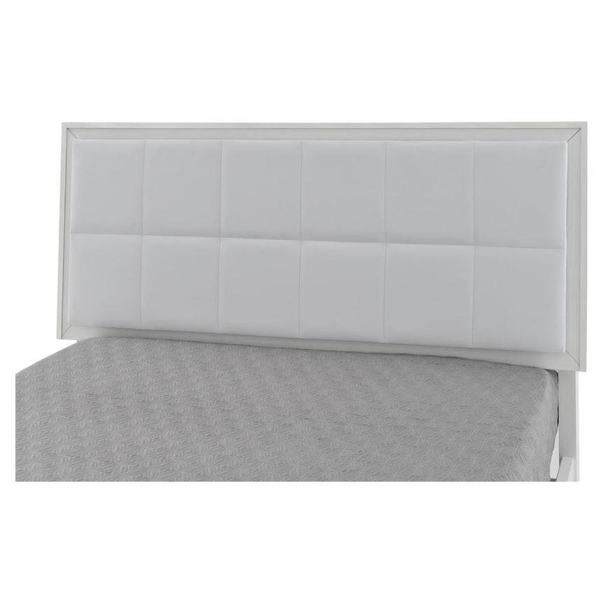 Venezia White Full Platform Bed  alternate image, 4 of 5 images.