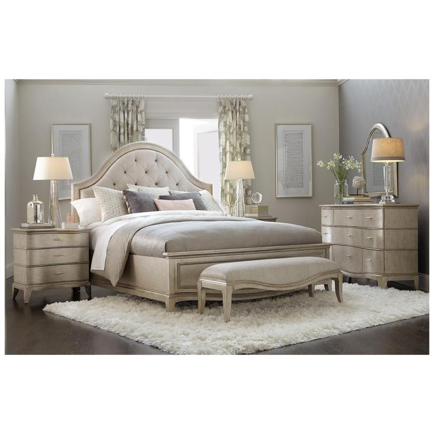 Starlite Marble Top Nightstand  alternate image, 2 of 7 images.