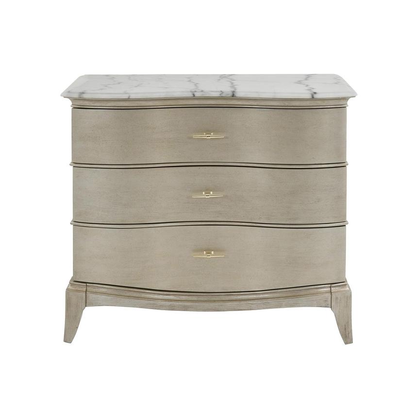 Starlite Marble Top Nightstand El Dorado Furniture Starlite Marble Top Nightstand El