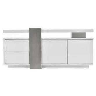 Totem White TV Stand